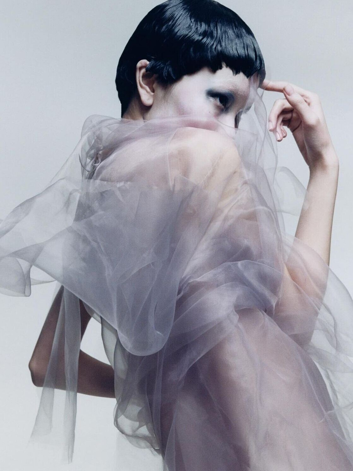 Soft tulle fashion editorial