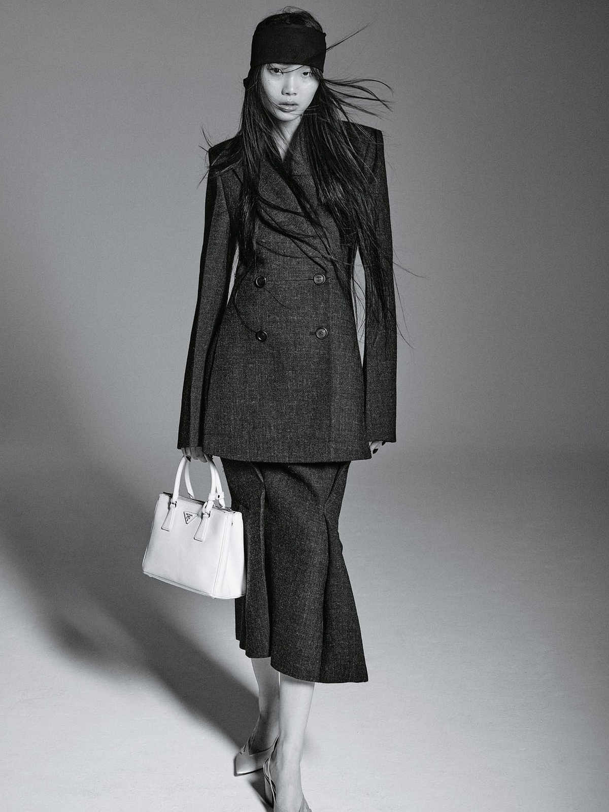 Tailored monochrome editorial